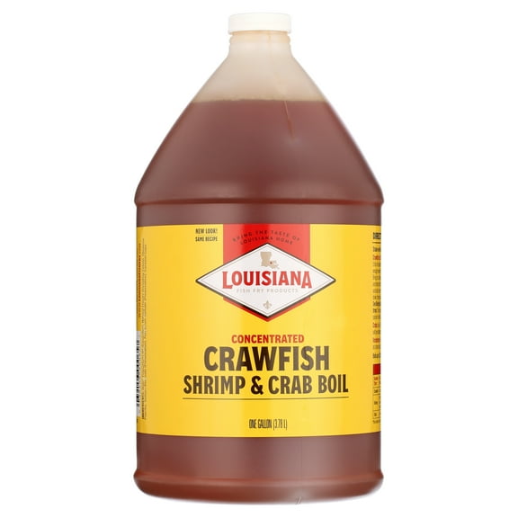 Louisiana Fish Fry Crawfish Crab & Shrimp Boil Liquid Gallon