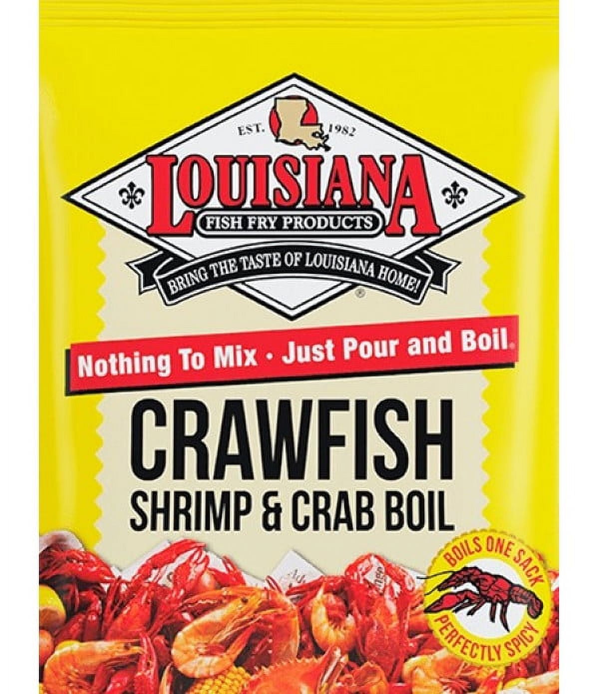Louisiana Fish Fry Crawfish, Shrimp, Crab Boil Seasoning, 50 lbs ...