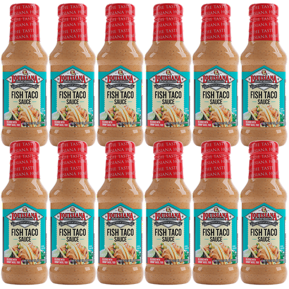 Louisiana Fish Fry Fish Taco Sauce 10.5 oz Pack of 12