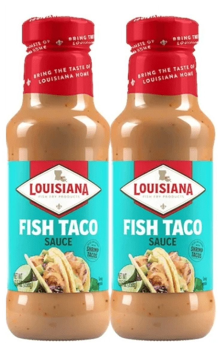Louisiana Fish Fry, Fish Taco Sauce, 10.5 oz pack of 2