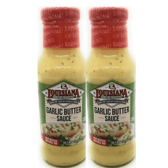 Louisiana Fish Fry Garlic Butter Sauce 10.5 oz pack of 2