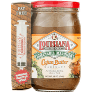 Louisiana Fish Fry Injectable Cajun Butter Marinade, 16 oz