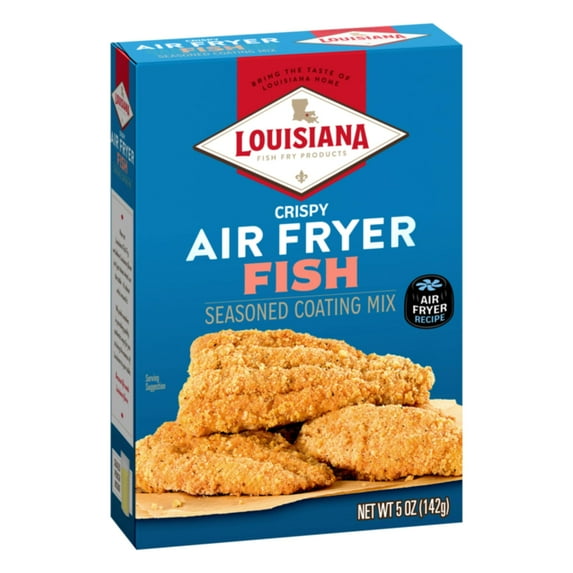 Louisiana Fish Fry Mix Air Fry Fish Coating 5 oz (Pack Of 12)
