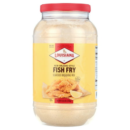 Louisiana Fish Fry Products New Orleans-Style Fish Fry Seafood Breading Mix 5.50 lb