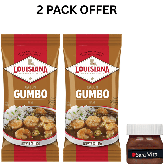 Louisiana Fish Fry Products Cajun Gumbo Base Seasoning Mix 5 oz Bag