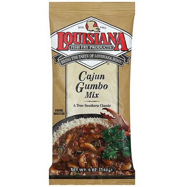 Louisiana Fish Fry Products Cajun Gumbo Mix 5 oz (Pack of 24)