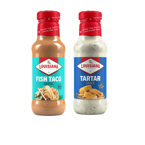 Louisiana Fish Fry Products Fish Taco Sauce&Louisiana Fish Fry Products Tartar Sauce