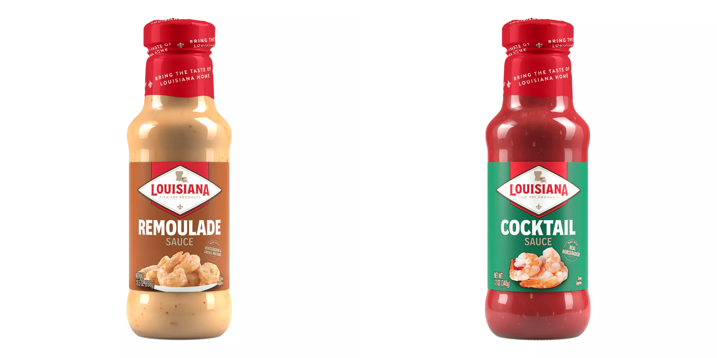 Louisiana Fish Fry Products Remoulade Sauce, 10.5 oz&Louisiana Fish Fry Products Cocktail Sauce, 12 oz