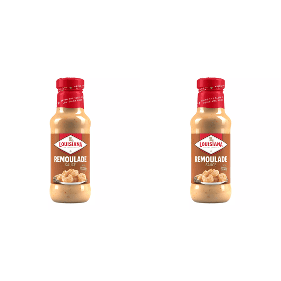 Louisiana Fish Fry Products Remoulade Sauce 10.5 oz Pack of 2 - Cajun Remoulade Sauce Spicy Dip Seafood Sauce