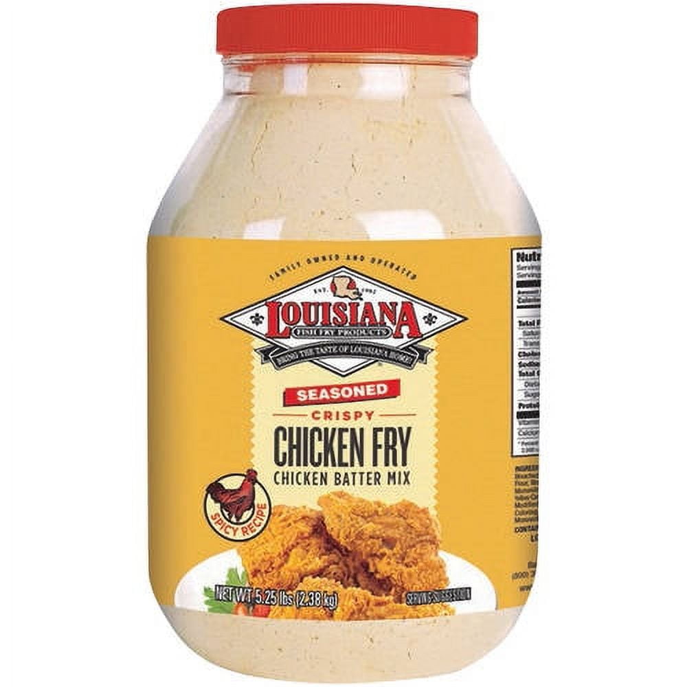 Louisiana Seasoned Crispy Chicken Fry Batter 9oz (Pack of 2) - Authentic  Southern Goodness for Perfect Fried Chicken - Disctint Blend of Louisiana