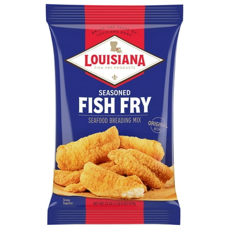 Louisiana Fish Fry Products Seasoned Fish Fry, Shelf Stable, 22 oz Bag