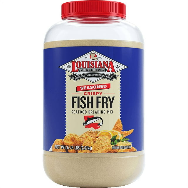Louisiana Fish Fry Products Seasoned Fish Fry Coating for Fish 5.75 lb