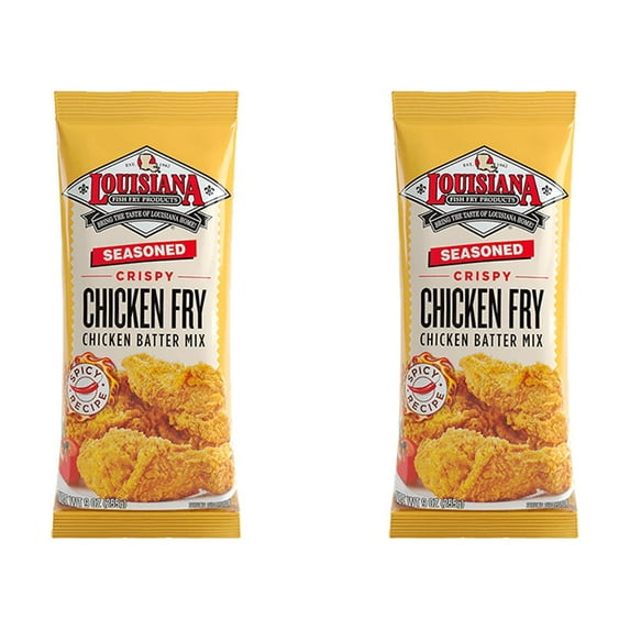 Louisiana Fish Fry Seasoned Chicken Fry 9 oz Pack of 2