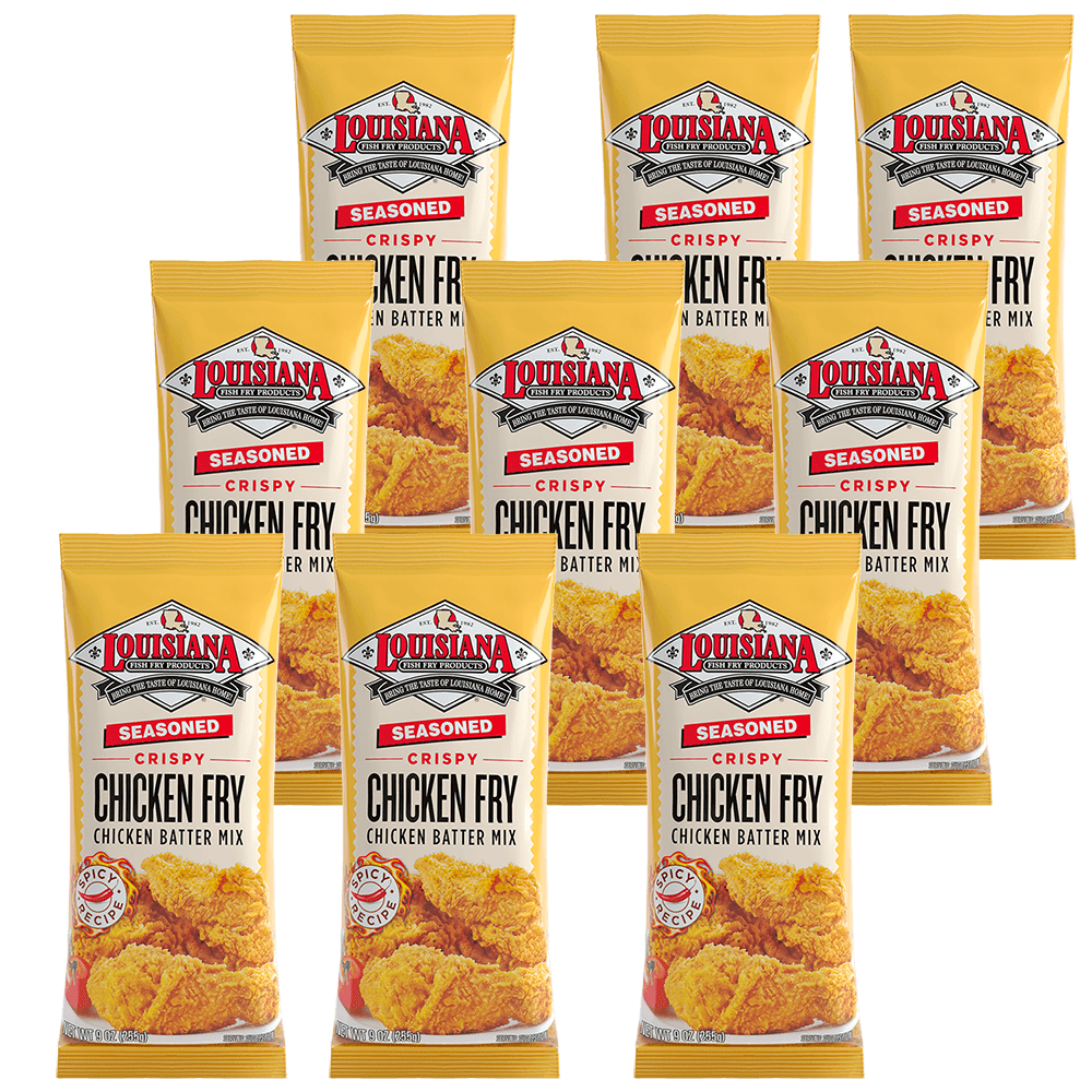 Louisiana Fish Fry Seasoned Chicken Fry 9 oz Pack of 9