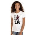 thumbnail image 1 of Louisiana Foodie I Love Crawfish LA Womens Slim Fit Graphic Tee Brisco Brands X, 1 of 5