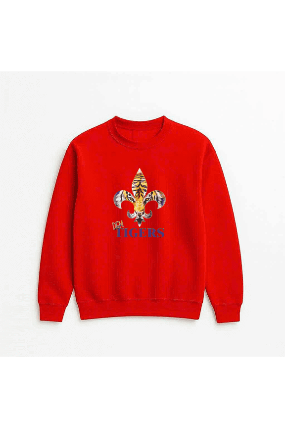 Louisiana Football Team Spirit Fleur De Lis Pride Graphic Sweatshirt, for men & women, up to size 5XL