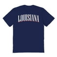 thumbnail image 1 of Louisiana Graphic Navy Men's Cotton T-Shirt, 1 of 1