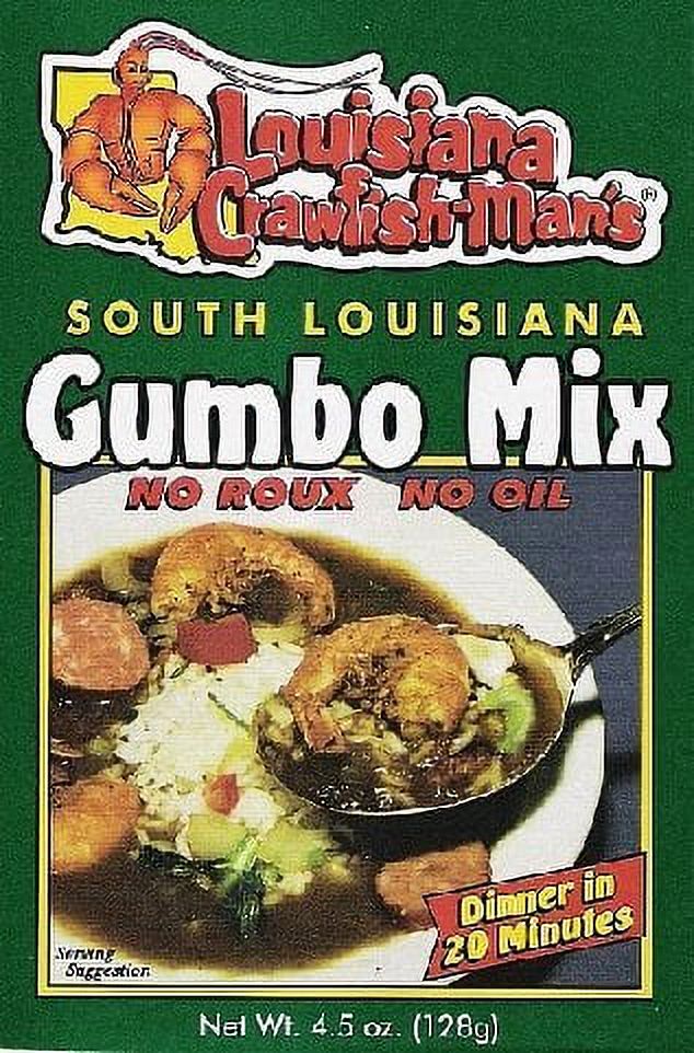 Louisiana Gumbo Mix by Louisiana CrawfishMan's (2 Pack)