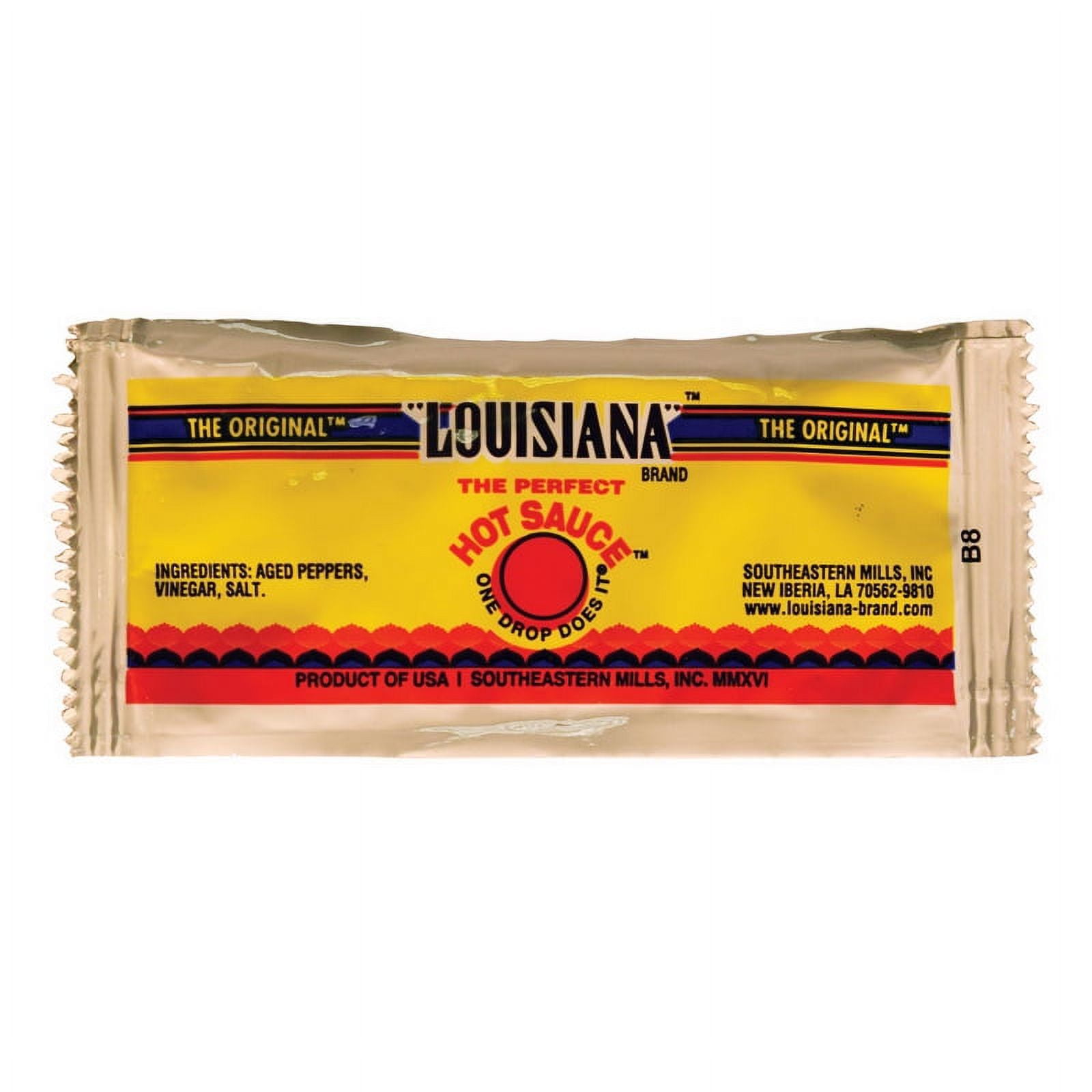 Louisiana Hot Sauce Packets, 200 Each (200 Pack)