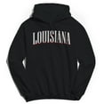 thumbnail image 1 of Louisiana Humor Graphic Black Men's Crewneck Sweatshirt Hoodie, 1 of 1