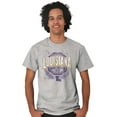 thumbnail image 1 of Louisiana LA Student Campus Pride Men's Graphic T Shirt Tees Brisco Brands S, 1 of 6