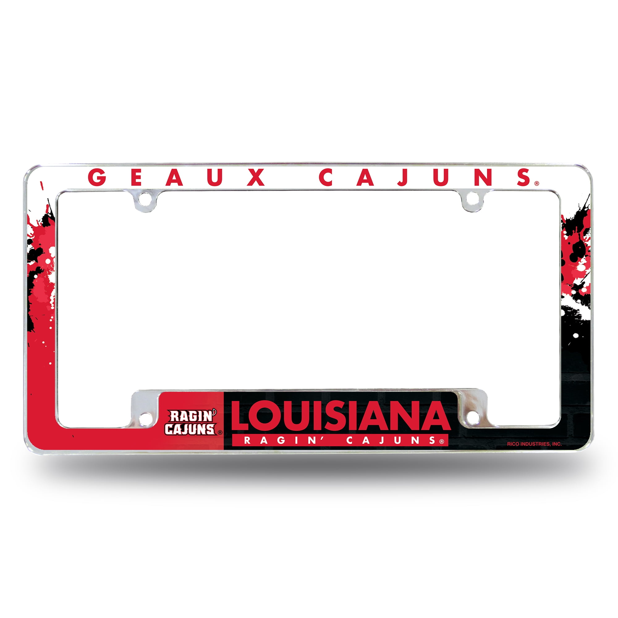 LOUISIANA LAFAYETTE ALL OVER CHROME FRAME