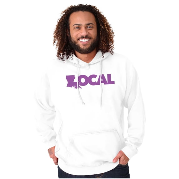 Louisiana Local Home State Pride Hoodie Sweatshirt Women Men Brisco Brands M