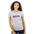 thumbnail image 1 of Louisiana Local Home State Pride Womens Slim Fit Graphic Tee Brisco Brands L, 1 of 5