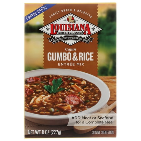 Louisiana Mix Gumbo With Rice 8 Ounce (Pack Of 6)