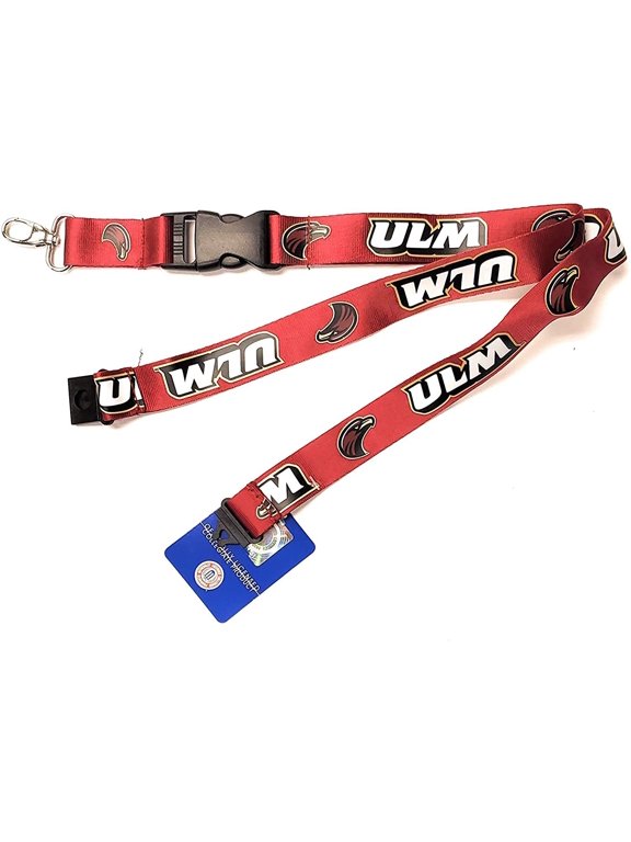 Louisiana Monroe Warhawks Premium Lanyard 2-Tone Breakaway Clip Keychain NCAA