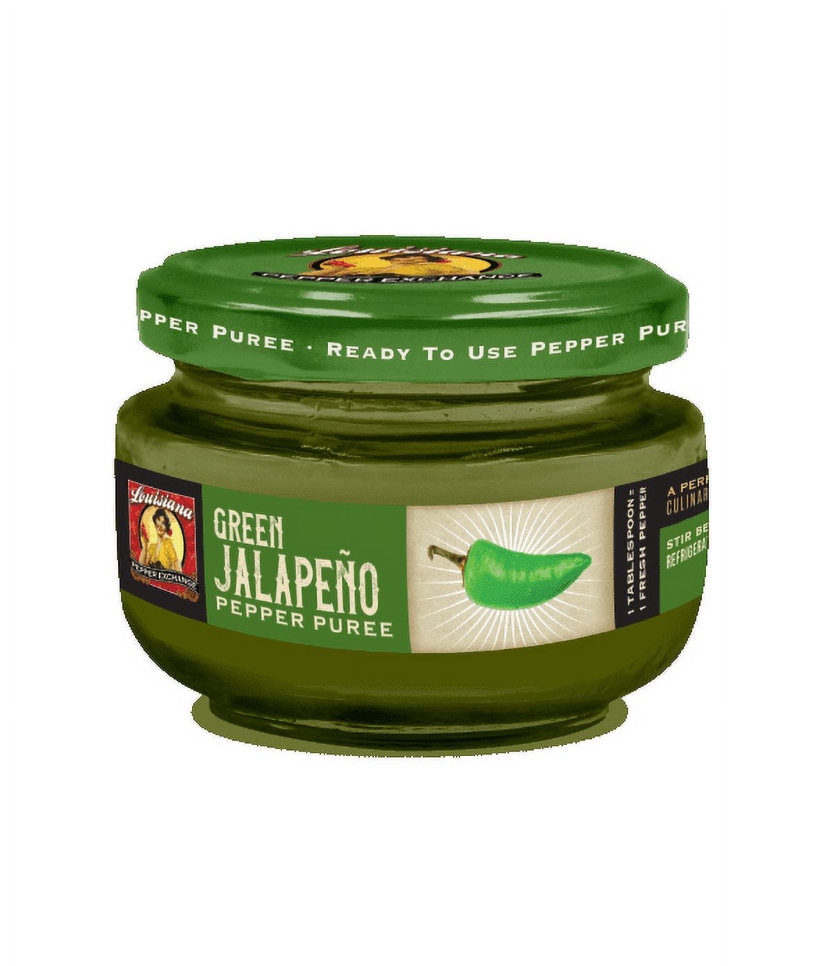 Louisiana Pepper Exchange 4oz Jalapeno Peppers Puree Sauce