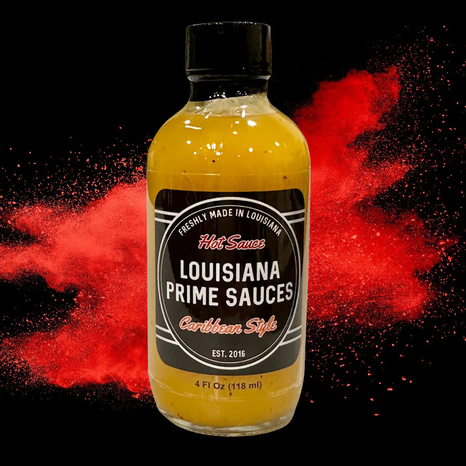 Louisiana Prime Sauces Caribbean Style Hot Sauce WM