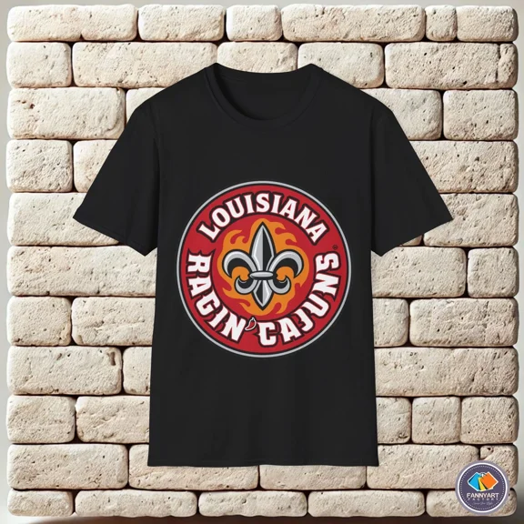 Louisiana Ragin' Cajuns Softball Team Logo Unisex T-Shirt