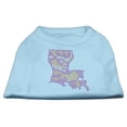 thumbnail image 1 of Louisiana Rhinestone Shirts Baby Blue XL - 16, 1 of 1
