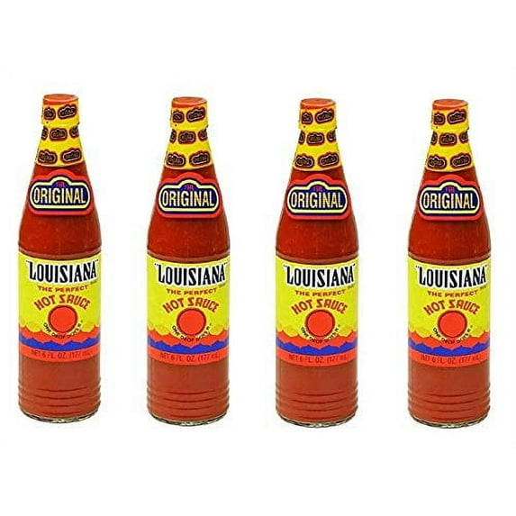 Louisiana Sauce Hot Sauce, 6 oz (4-Pack)
