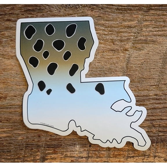 Louisiana Sea Trout Skin Sticker Decal