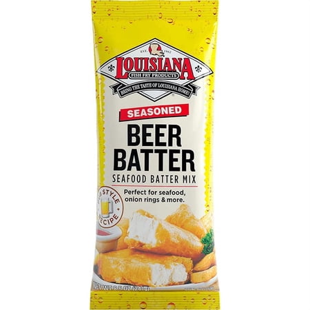 Louisiana Seasoned Beer Batter Mix, 8.5 Ounce - 12 per case.