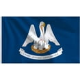 thumbnail image 1 of Louisiana State Flag Outdoor, Polyester Double Sided Louisiana Flag Heavy Duty, Louisiana Flags, 1 of 5