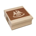 thumbnail image 1 of Louisiana State Flag Square Rubber Stamp Stamping Scrapbooking Crafting - Large 2.75in, 1 of 1