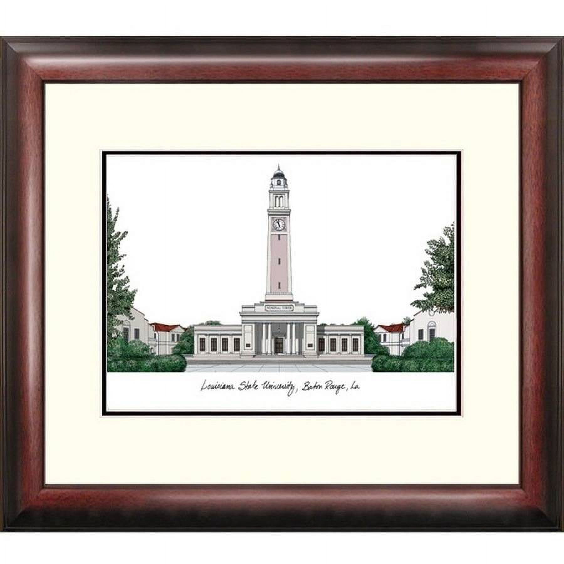 Louisiana State University Alumnus Framed Lithograph
