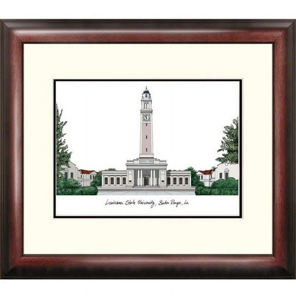Louisiana State University Alumnus Framed Lithograph