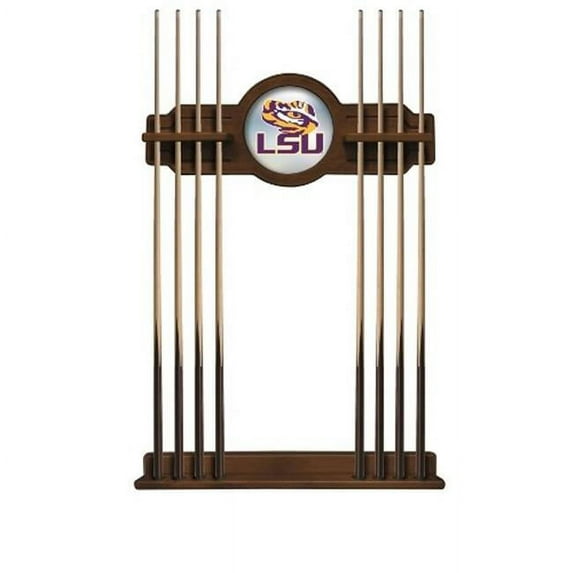LSU Tigers Eight Stick Pool Cue Rack - Chardonnay