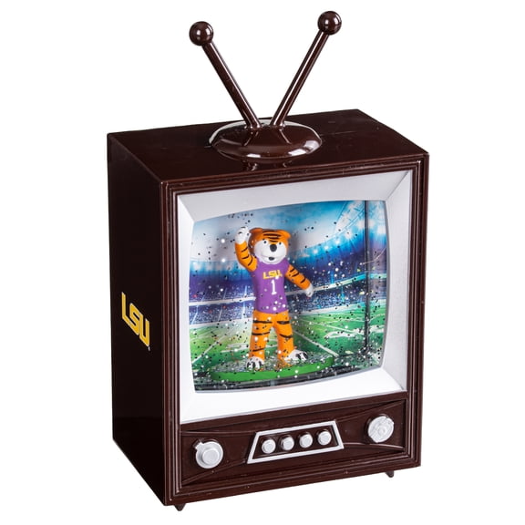 LSU Tigers 8" Vintage TV Water Globe Lantern with Mascot
