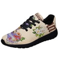 thumbnail image 1 of Louisiana Stte Map Shoes Sneakers Black Size 5, 1 of 7