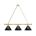 thumbnail image 1 of Louisiana Tech University 3 Shade Billiard Light with Brass Fixture, 1 of 5
