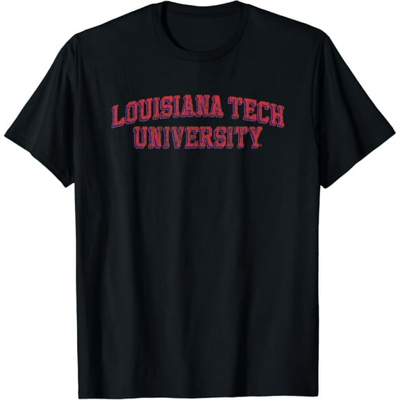 Louisiana Tech Bulldogs Vintage Block Logo T-Shirt