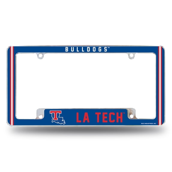 LOUISIANA TECH ALTERNATE DESIGN ALL OVER CHROME FRAME
