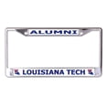 thumbnail image 1 of Louisiana Tech University Alumni Chrome License Plate Frame, 1 of 1