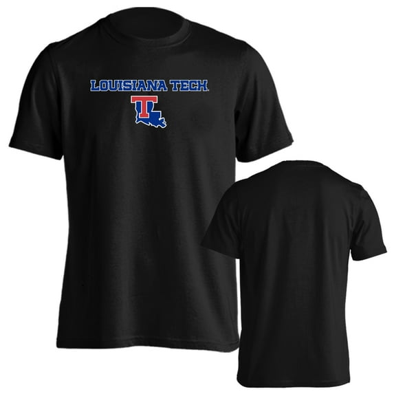 Louisiana Tech University Bulldogs Classic Arch with Mascot Short Sleeve T-Shirt
