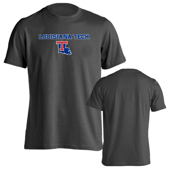 Louisiana Tech University Bulldogs Classic Arch with Mascot Short Sleeve T-Shirt